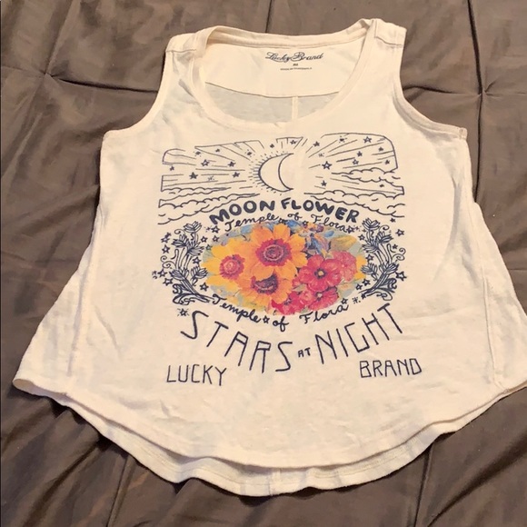 Lucky Brand super cute tank top! Great fabric - Picture 4 of 8